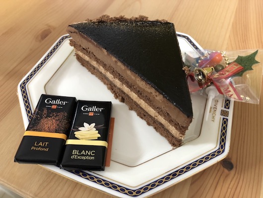 ガレーのチョコレートケーキ